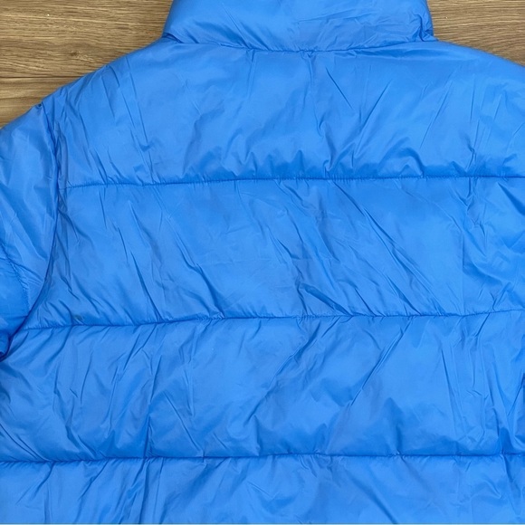 Old Navy Blue Short Cropped Water & Frost Resistant Winter Puffer Jacket - Picture 14 of 15